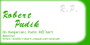 robert pudik business card